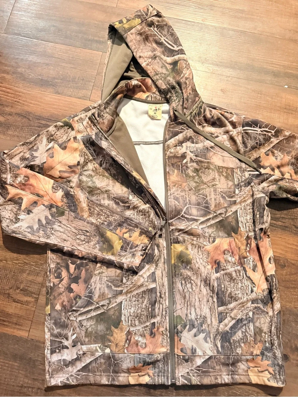 RedHead Realtree Camo Hooded Zip Jacket - Brown & Green